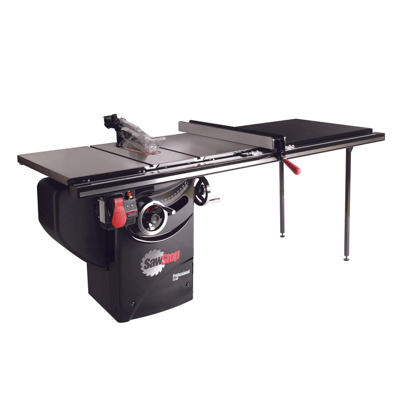 3 HP Professional Cabinet Saw - 230V 1-Phase - 52" Professional T-Glide Fence System